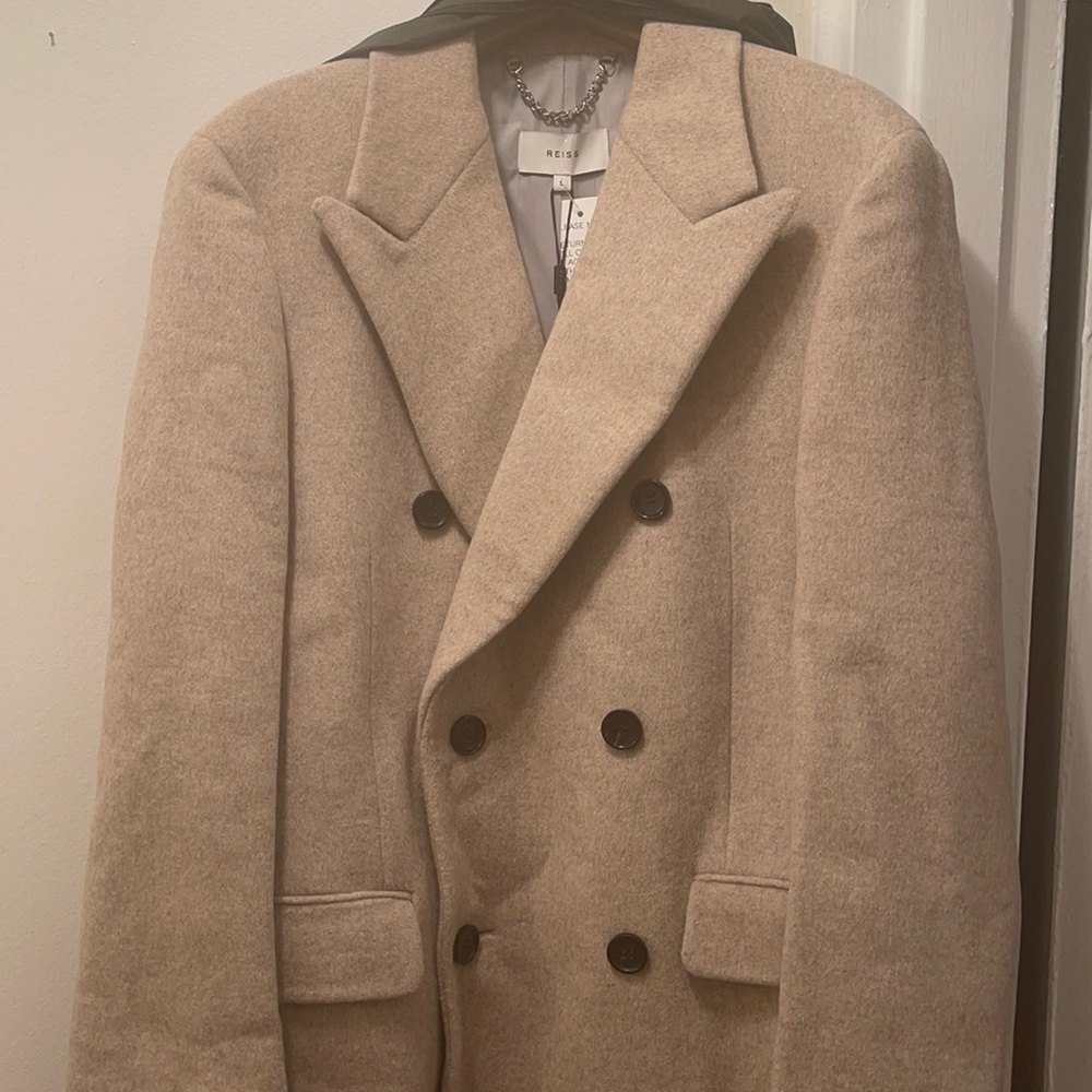 Men’s Reiss Wool Coat - NEW